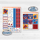 Floral Memorial Day Kit | Hobonichi Cousin Weekly & Daily Planner Kit Stickers | Brave | KIT-382-E