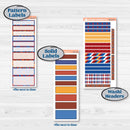 Floral Memorial Day Kit | A5 Daily Duo Planner Kit Stickers | Brave | KIT-382-L