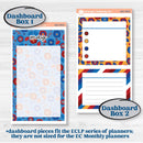 Floral Memorial Day Kit | 7x9 Erin Condren Life Planner Monthly & Dashboard Planner Kit Stickers | Brave | KIT-382-W