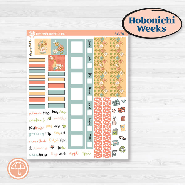 Mother’s Day Kit | Hobonichi Weeks Weekly Planner Kit Stickers | Mom's Day Off | KIT-383-F