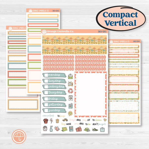 Mother’s Day Kit | A5 Compact Vertical Planner Kit Stickers for Erin Condren | Mom's Day Off | KIT-383-G