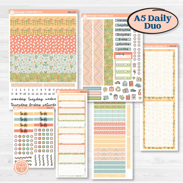 Mother’s Day Kit | A5 Daily Duo Planner Kit Stickers | Mom's Day Off | KIT-383-L