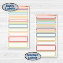 Butterflies & Rainbow Summer Kit | 7x9 Compact Vertical Planner Kit Stickers | Spring Breeze | KIT-384-H