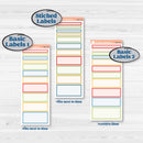 Butterflies & Rainbow Summer Kit | A5 Daily Duo Planner Kit Stickers | Spring Breeze | KIT-384-L