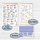 Bear and Plant Kit | Weekly Add-On Planner Kit Stickers | Homebody | KIT-385-B