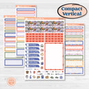Bear and Plant Kit | A5 Compact Vertical Planner Kit Stickers for Erin Condren | Homebody | KIT-385-G