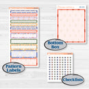 Bear and Plant Kit | 7x9 Compact Vertical Planner Kit Stickers | Homebody | KIT-385-H
