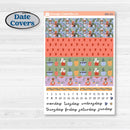 Bear and Plant Kit | A5 Daily Duo Planner Kit Stickers | Homebody | KIT-385-L