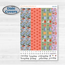 Bear and Plant Kit | 7x9 Erin Condren Daily Duo Planner Kit Stickers | Homebody | KIT-385-M