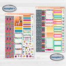 Cinco De Mayo Llama Kit | Weekly Sticker Kit for Vertical Planners like Erin Condren | Pinata | KIT-386-A