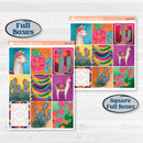 Cinco De Mayo Llama Kit | Weekly Sticker Kit for Vertical Planners like Erin Condren | Pinata | KIT-386-A