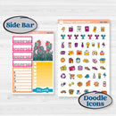 Cinco De Mayo Llama Kit | Weekly Add-On Planner Kit Stickers | Pinata | KIT-385-B