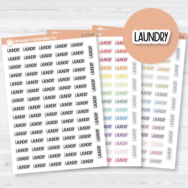 Laundry Planner Stickers | F8 | S-175