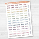 Laundry Planner Stickers | F8 | S-175