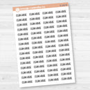 Clean House Script Planner Stickers | F8 | S-182