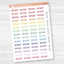 Birthday Script Planner Stickers | F8 | S-186