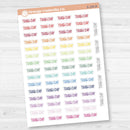Trash Day Planner Stickers | F8 | S-195