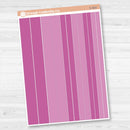 Washi Strip Planner Stickers | Vibrant Color Palette | C-411-C-422