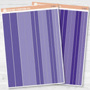 Washi Strip Planner Stickers | Vibrant Color Palette | C-411-C-422