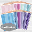 Washi Strip Planner Stickers | Vibrant Color Palette | C-411-C-422