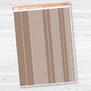 Washi Strip Planner Stickers | Tranquility Color Palette | C-423-C-434