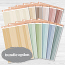 Washi Strip Planner Stickers | Tranquility Color Palette | C-423-C-434