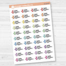 Swim Lesson Icon Script Planner Stickers | F17 | E-024