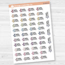 Swim Meet Icon Script Planner Stickers | F17 | E-025