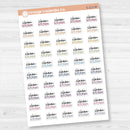 Clean Kitchen Script Planner Stickers | F17 | S-212