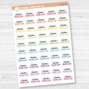 Clean Bedroom Script Planner Stickers | F17 | S-214