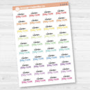 Clean Play Room Script Planner Stickers | F17 | S-216