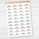 Clean Living Room Script Planner Stickers | F17 | S-219