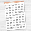 Clean Floors Script Planner Stickers | F17 | S-220