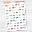 Clean Floors Script Planner Stickers | F17 | S-220
