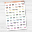 Clean Office Script Planner Stickers | F17 | S-223