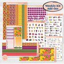 Spring or Summer Floral Kit | Weekly Add-On Planner Kit Stickers | Flower Garden | KIT-381-B