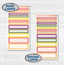 Spring or Summer Floral Kit | 7x9 Compact Vertical Planner Kit Stickers | Flower Garden | KIT-381-H