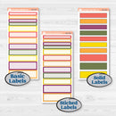 Spring or Summer Floral Kit | 7x9 Plum Daily Planner Kit Stickers | Flower Garden | KIT-381-P