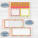 Spring or Summer Floral Kit | 7x9 Plum Monthly & Dashboard Planner Kit Stickers | Flower Garden | KIT-381-T