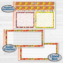 Spring or Summer Floral Kit | 8.5x11 Plum Monthly & Dashboard Planner Kit Stickers | Flower Garden | KIT-381-U