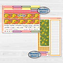 Spring or Summer Floral Kit | 8.5x11 Plum Monthly & Dashboard Planner Kit Stickers | Flower Garden | KIT-381-U