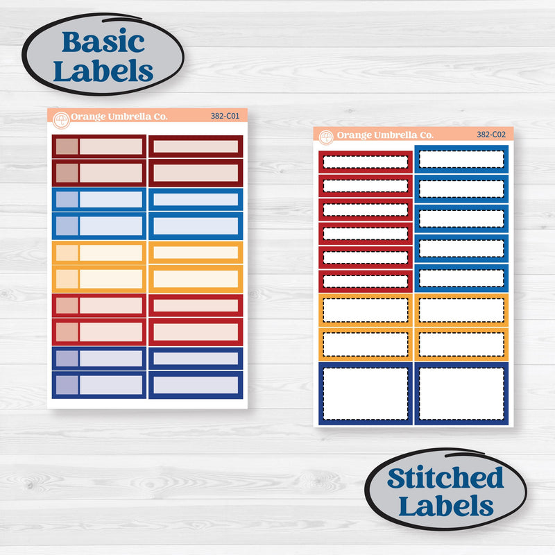 Floral Memorial Day Kit | Weekly Add-On Labels Planner Kit Stickers | Brave | KIT-382-C