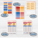 Floral Memorial Day Kit | Weekly Add-On Labels Planner Kit Stickers | Brave | KIT-382-C
