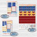 Floral Memorial Day Kit | Hobonichi Cousin Weekly & Daily Planner Kit Stickers | Brave | KIT-382-E