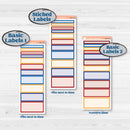 Floral Memorial Day Kit | A5 Daily Duo Planner Kit Stickers | Brave | KIT-382-L