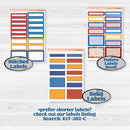 Floral Memorial Day Kit | 7x9 Erin Condren Daily Duo Planner Kit Stickers | Brave | KIT-382-M