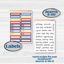 Floral Memorial Day Kit | 7x9 Plum Monthly & Dashboard Planner Kit Stickers | Brave | KIT-382-T