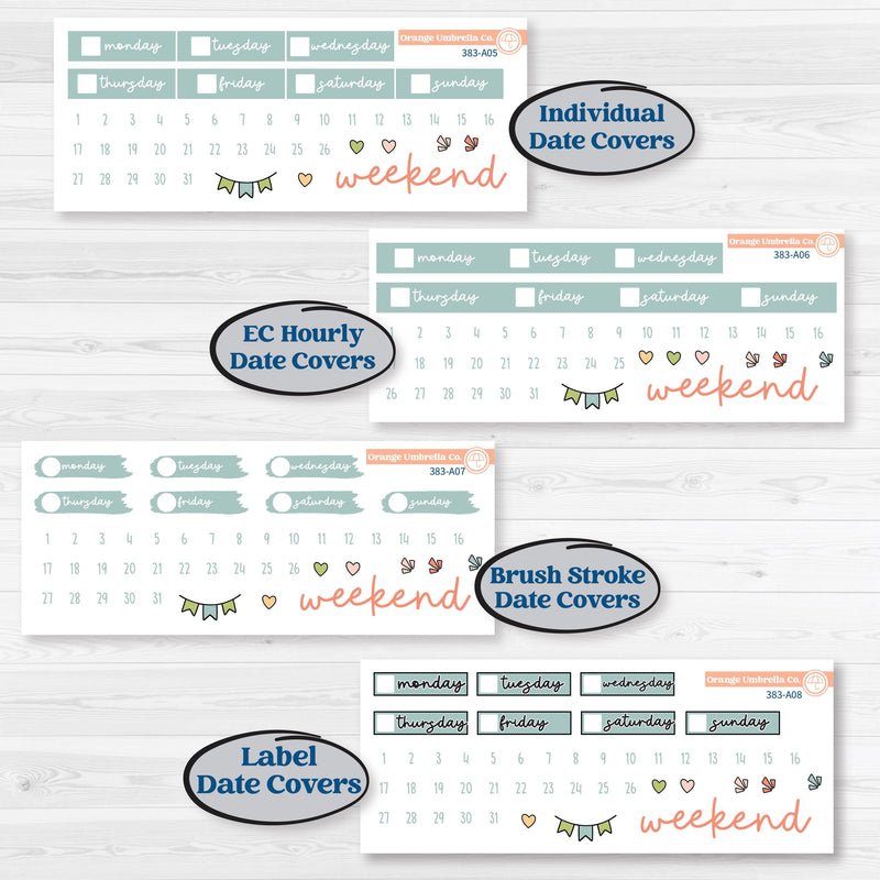 Mother's Day Kit | Weekly Sticker Kit for Vertical Planners like Erin Condren | Mom's Day Off | KIT-383-A