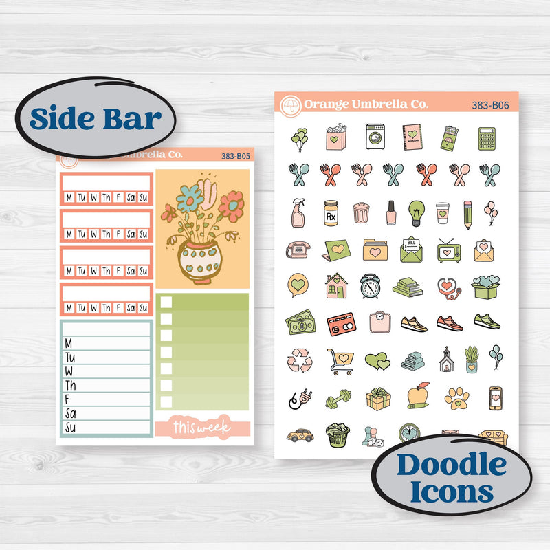 Mother’s Day Kit | Weekly Add-On Planner Kit Stickers | Mom's Day Off | KIT-383-B