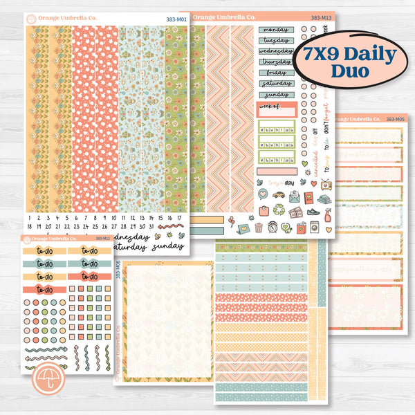 Mother’s Day Kit | 7x9 Erin Condren Daily Duo Planner Kit Stickers | Mom's Day Off | KIT-383-M